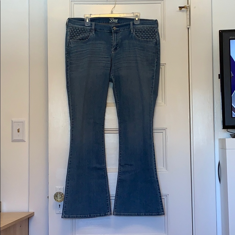 Old Navy the Diva braided pocket size 16 jeans